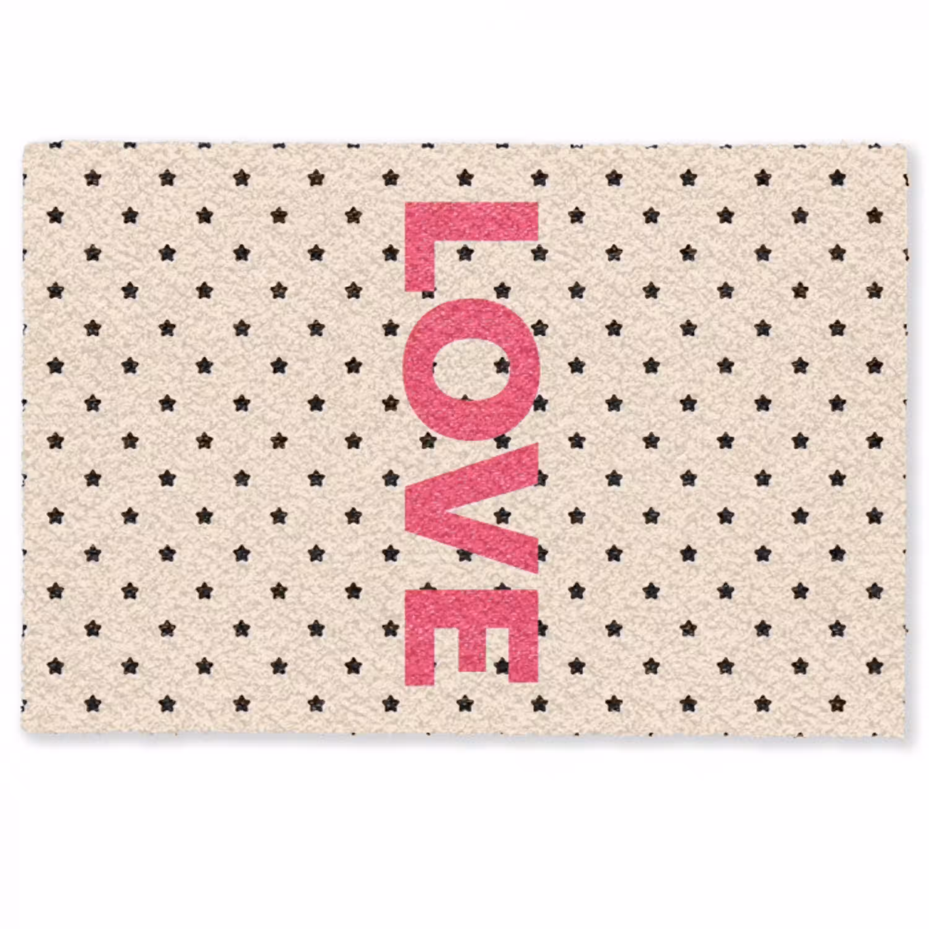 Love - Stippen - Roze Deurmat klein -zkaufland3d