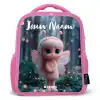 Fairy - Bos - Glitters Kinderrugzak - Roze middel -3d
