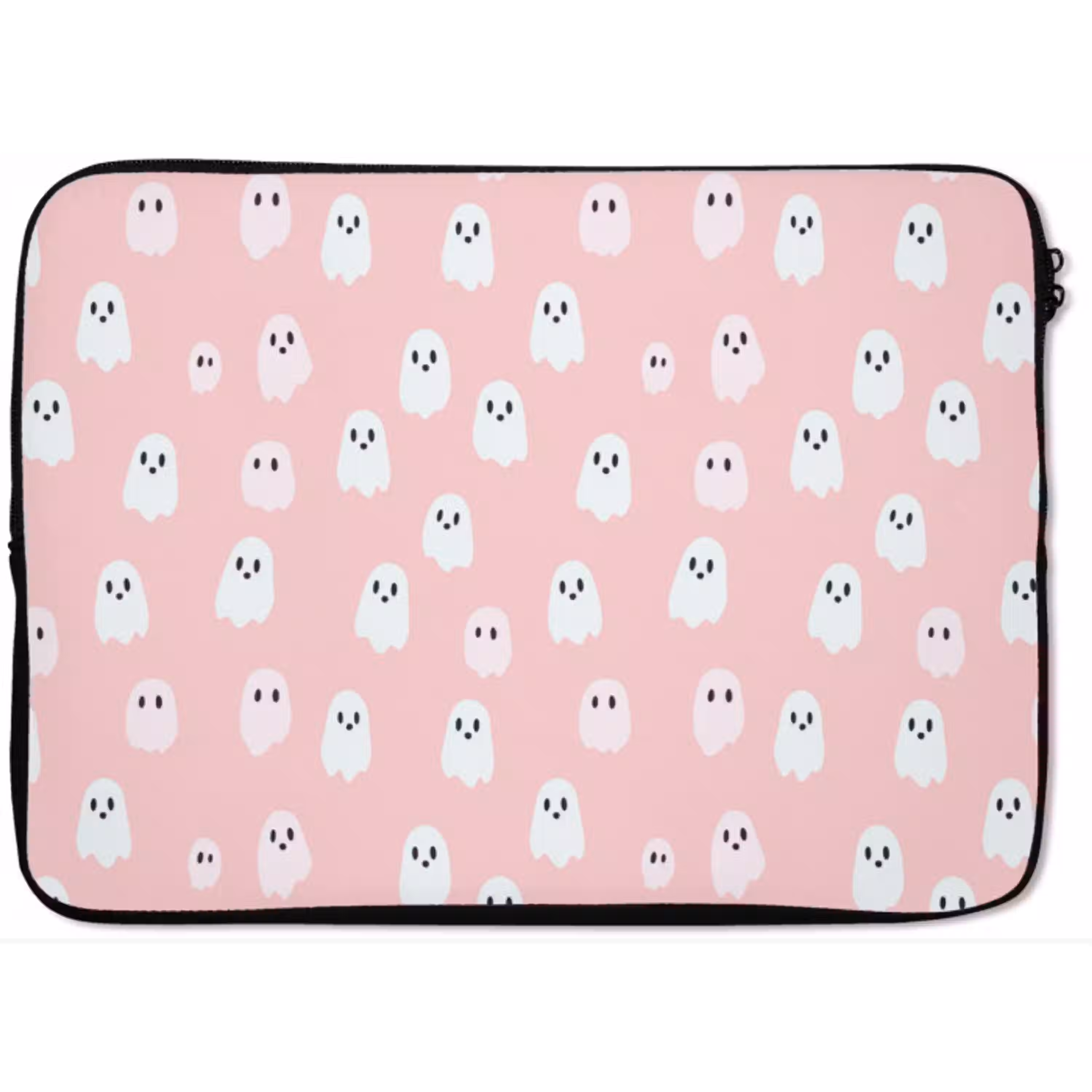 Spookjes - Patroon - Roze laptophoes neopreen klein 279 -zkaufland3dotto