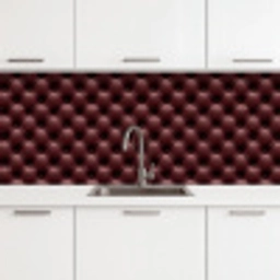 Leer - Patroon - Bordeaux keuken achterwand 2 middel 871 -3d
