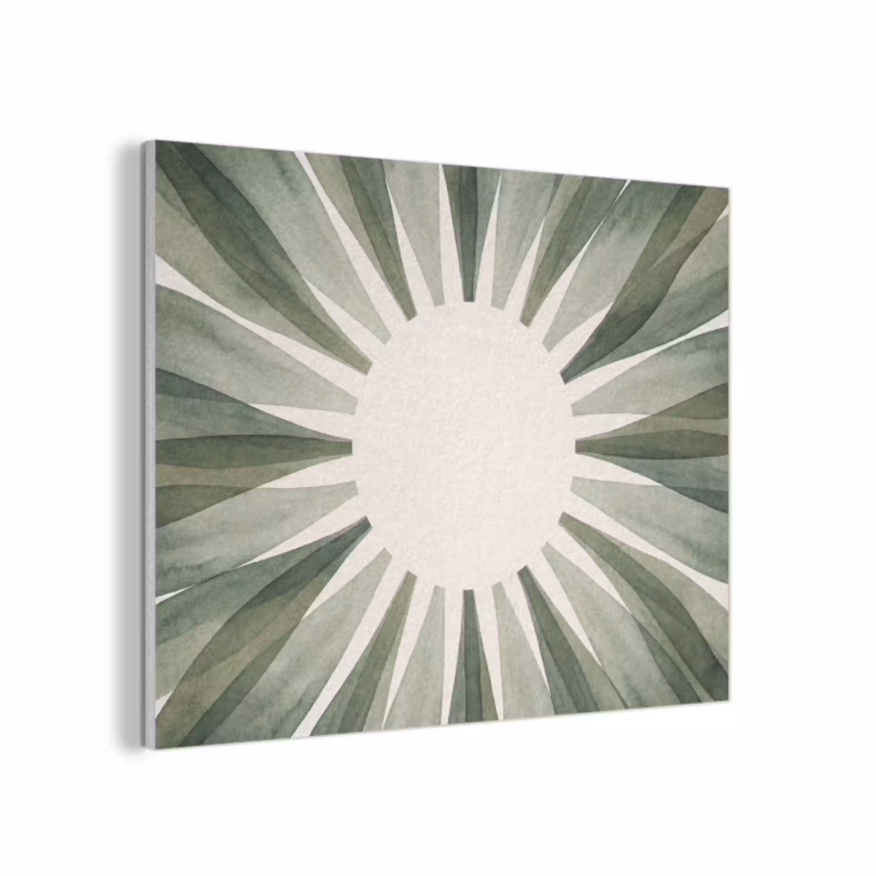 Planten - Abstract - Waterverf - Groen - Natuur PET vilt klein -3d