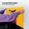 Uil - Grafisch - Kleurrijk - Ogen Inductie beschemer met haakjes middel -ky-ophangen-nl