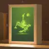 Voetbal - Groen - Omhaal Light Box met kabel klein -zzz_3d_website
