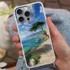 Rotsen - Kustlijn - Boom - Bergen Hoesje iPhone 16 Pro Max met koord klein -sfeer3