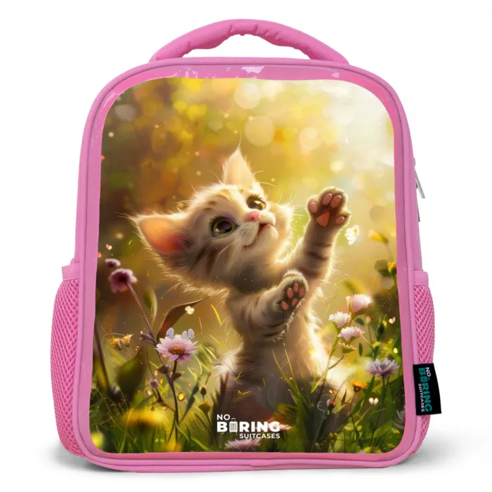 Koosje kitten Kinderrugzak - Roze middel -3d