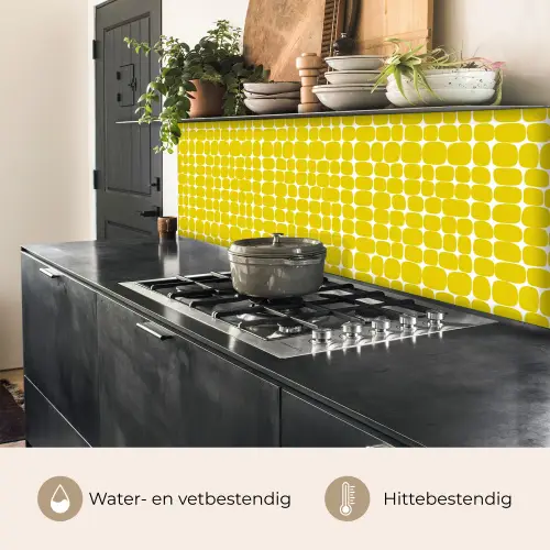 Stippen - Modern - Geel keuken achterwand 2 middel 871 -usp_NL