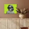 Vrouw - Sterrenhemel - Groen PET vilt klein -sfeer4