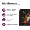 Stilleven met bloemen en een horloge - Schilderij van Abraham Mignon Inductie beschermer vinyl 3mm middel -zzzzzzz-cc-usp