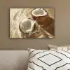 Kokosnoot - Water - Beige - Spetters canvas 2cm klein -sfeer3