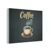 Koffie - Schotel - Koffiebonen - Retro PET vilt klein -3d
