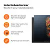 Bloemen - Kleurrijk - Schedel Inductie beschermer vinyl 3mm klein -zzzzzzz-td-ups