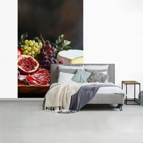 Borrelplank - Stilleven - Vintage fotobehang vinyl groot -slaapkamer
