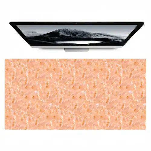 Tint - Olie - Verf - Lichtoranje Muismat XXL klein 681 -zzz3d