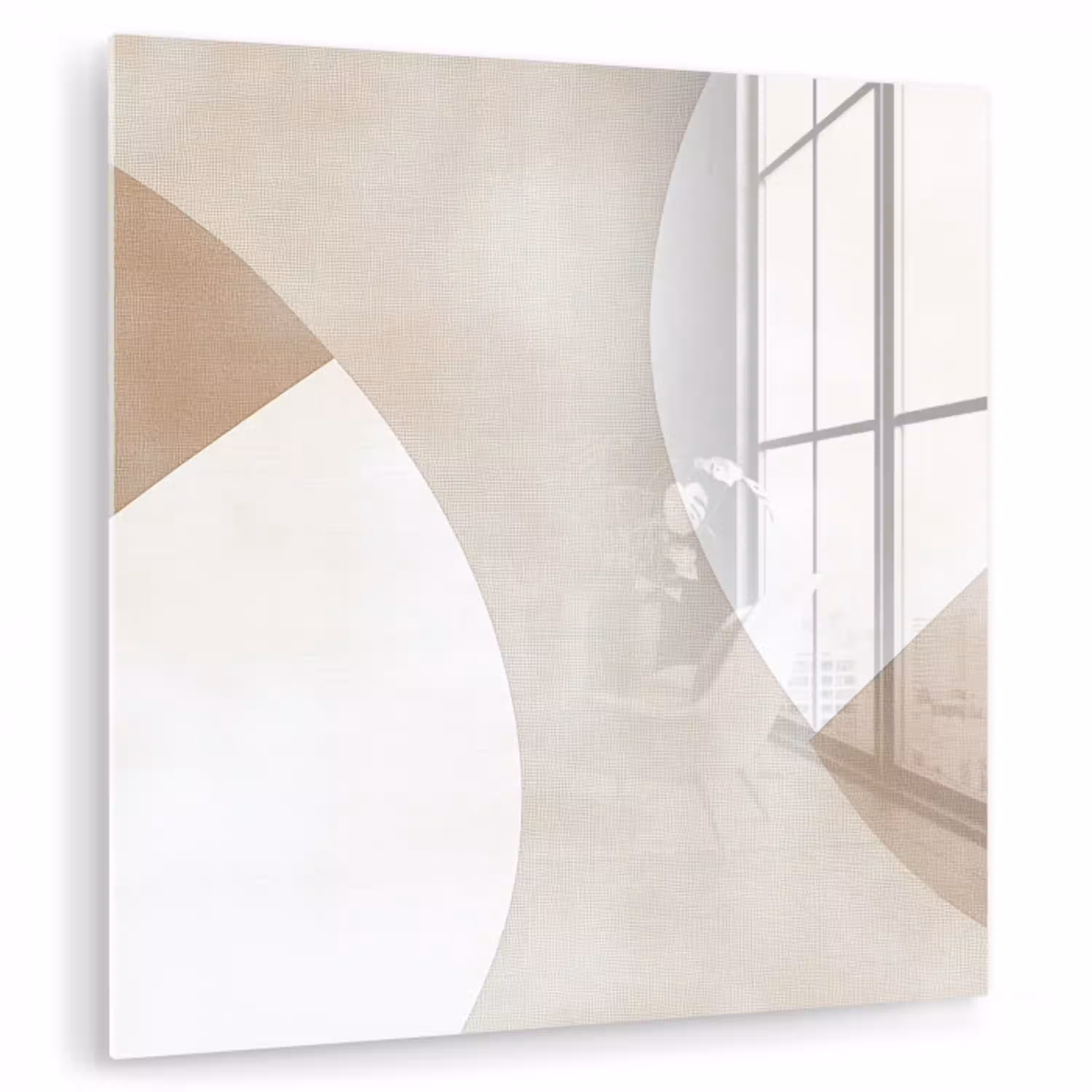 Bruin - Japandi - Abstract plexiglas 5mm klein -zzzproduct_nieuw