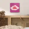 Girl power - Wolk - Roze plexiglas 5mm klein -sfeer4
