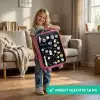 Alfabet in ruimte thema Kinderkoffer - Roze klein -sfeer2_NL