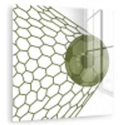 Voetbal - Goal - Sport - Groen plexiglas 5mm klein -zzzproduct_nieuw