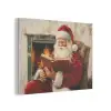 Kerst - Kerstman - Winter - Open Haard PET vilt klein -3d