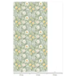 Klassiek - Bloemenpatroon - Kleurrijk Behang Vinyl klein 1060 -USP_banen