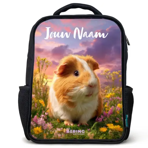 Cavia - Natuur - Dier Rugzak - Zwart middel -3d