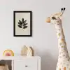 Laurierbladeren - Bloemknoppen - subtiel fotolijst zwart zonder passe partout klein -usfeer4_kinderkamer