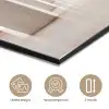 Hal - Bogen - Symmetrisch - Modern aluminium wit klein -closeup_NL