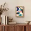 Abstract - Blauw - Roze Light Box met kabel (Tafellamp) klein -sfeer2