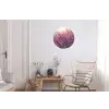 Lavendel - Paars - Zonlicht Wandcirkel aluminium klein -woonkamer
