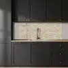 Zand - Golven - Beige keuken achterwand 2 middel 871 -sfeer1