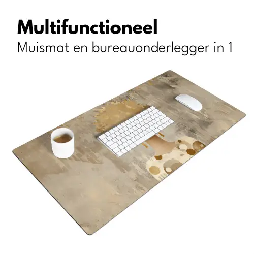 Goud - Portret - Vrouw Muismat XXL klein -sfeer4