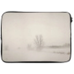 Boom - Mist - Sneeuw - Winter - Minimalistisch laptophoes neopreen klein -zkaufland3dotto