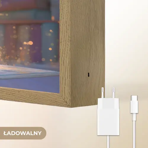 Tovenares - Magie - Toverstaf - Sterren Light Box met batterij (Wandlamp kind) middel -USP_websiteoplaadbaarNL