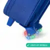 Neon controller op zwart Kinderkoffer - Blauw klein -wiel_EN