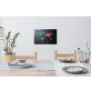 Wereldkaart - Edelstenen - Regenboog - Ruw Muursticker klein -eettafel