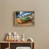 Sportwagen - Groen - Voetbal Light Box met batterij (Wandlamp kind) middel -sfeer2_kind