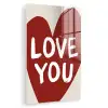 Loveyou - Hart - Rood plexiglas 5mm klein -zzzproduct_nieuw