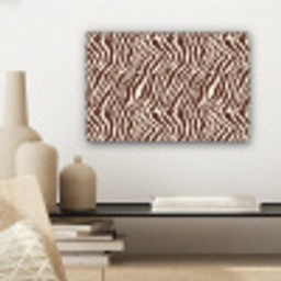 Zebra - Patroon - Zwart - Wit canvas 2cm klein 34 -sfeer6