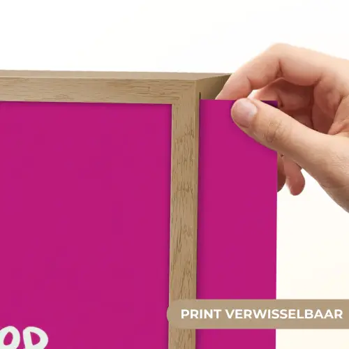 Focus - Smiley - Roze Light Box met batterij (Wandlamp) middel -USP_websiteprintNL