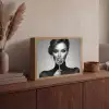 Vrouw - Lolly - Zwart Light Box met batterij (Wandlamp) middel -sfeer2