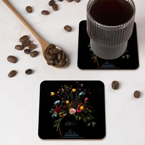 Klassiek - Vaas - Boeket - Bloemen onderzetter kurk middel -sfeer2