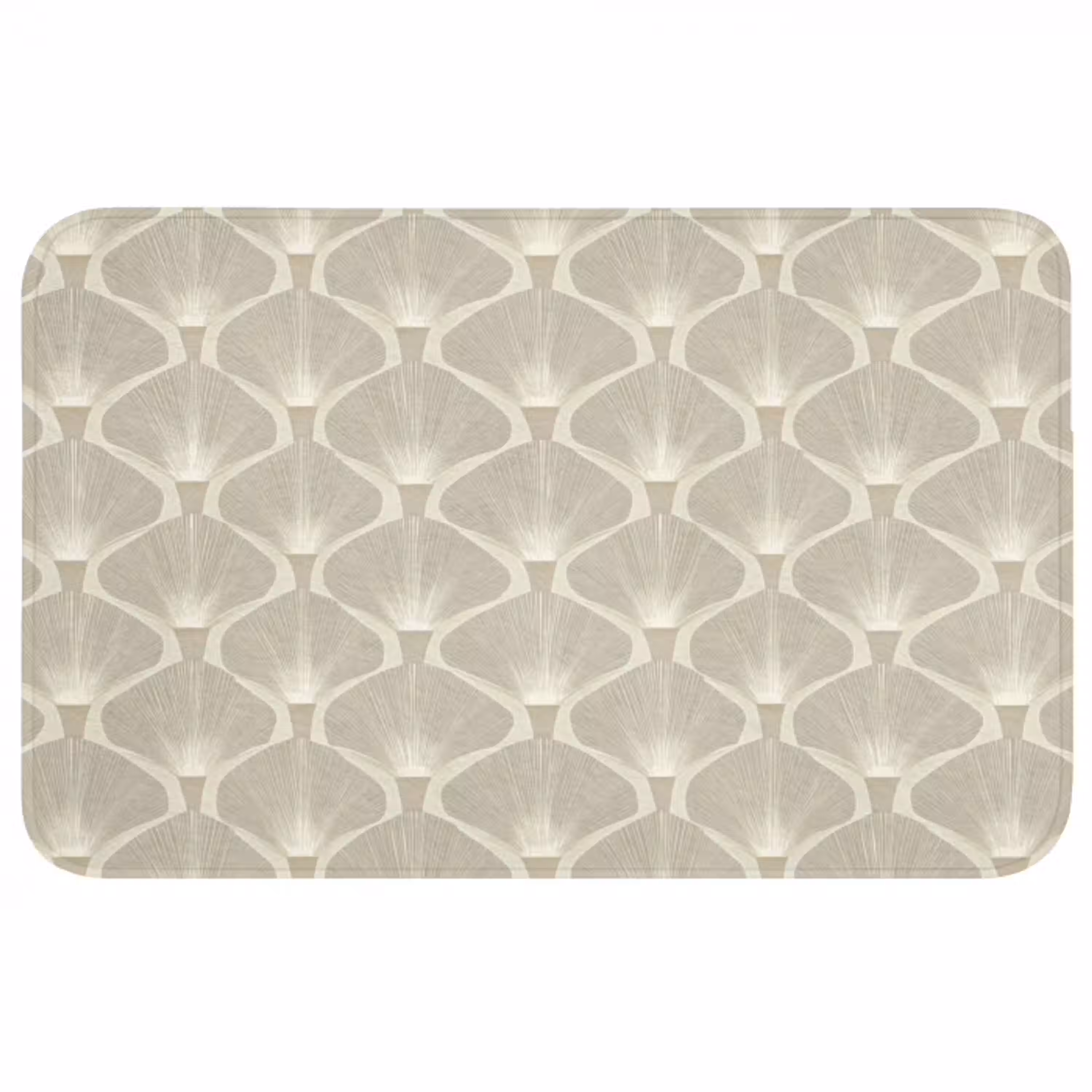 Paneel - Ginkgo - Zand Badmat middel 997 -3d
