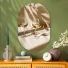Wijn - Wijnglazen - Wit Wandcirkel Ovaal Glas middel -sfeer2
