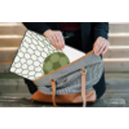 Voetbal - Goal - Sport - Groen laptophoes neopreen klein -tas
