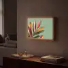Bladeren - Tak - Kleurrijk Light Box met batterij (Wandlamp) middel -sfeer1