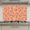 Retro - Bloemen - Patroon keuken achterwand spatscherm klein 900 -3d_website
