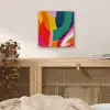 Vormen - Golvend - Abstract - Felroze plexiglas 5mm klein -sfeer4