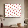 Oranje - Sinaasappel - Bloemetje Textielframe zwart klein 947 -sfeer3