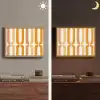 U-vorm - Retro - Oranje Light Box met batterij (Wandlamp) middel 907 -sfeer3