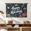 Feestelijk - Kerstgroet - Kleurrijk Wandkleed katoen middel -sfeer5