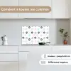 Paw - Pattern - Color keuken achterwand spatscherm klein 900 -sfeer4_FR
